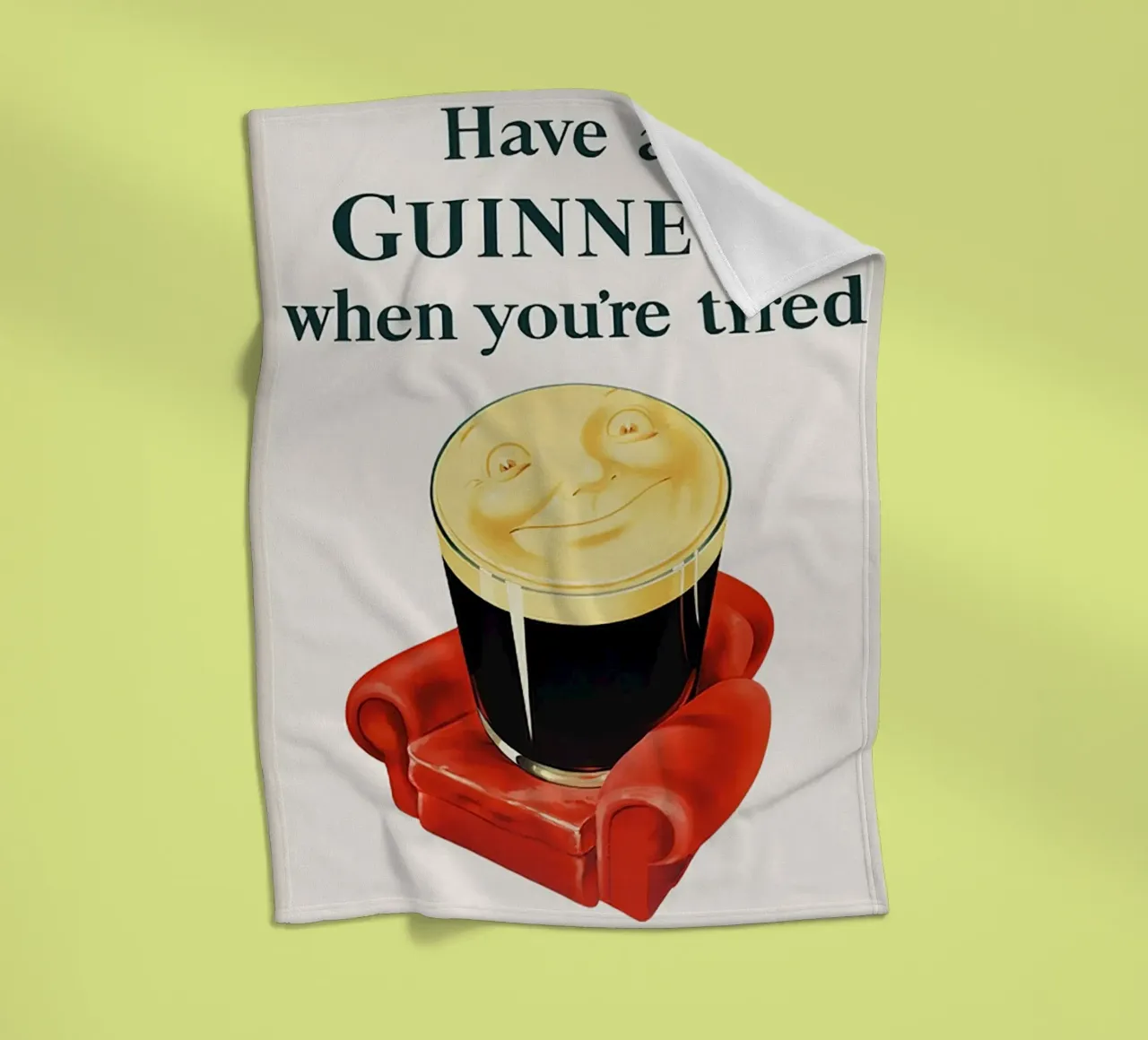 Bevete una Guinness quando siete stanchi coperta in pile da leslie shop