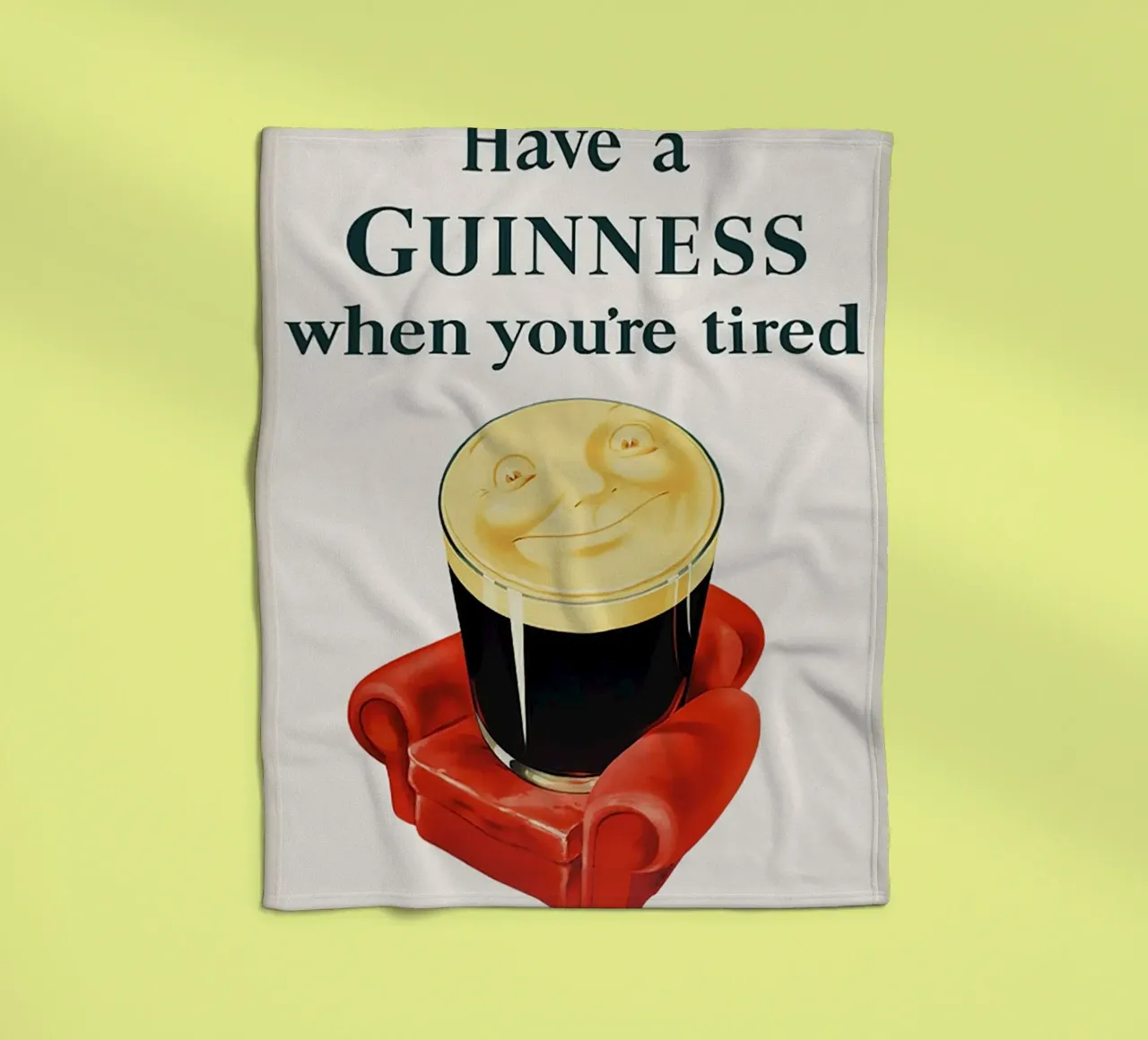 Bevete una Guinness quando siete stanchi coperta in pile da leslie shop