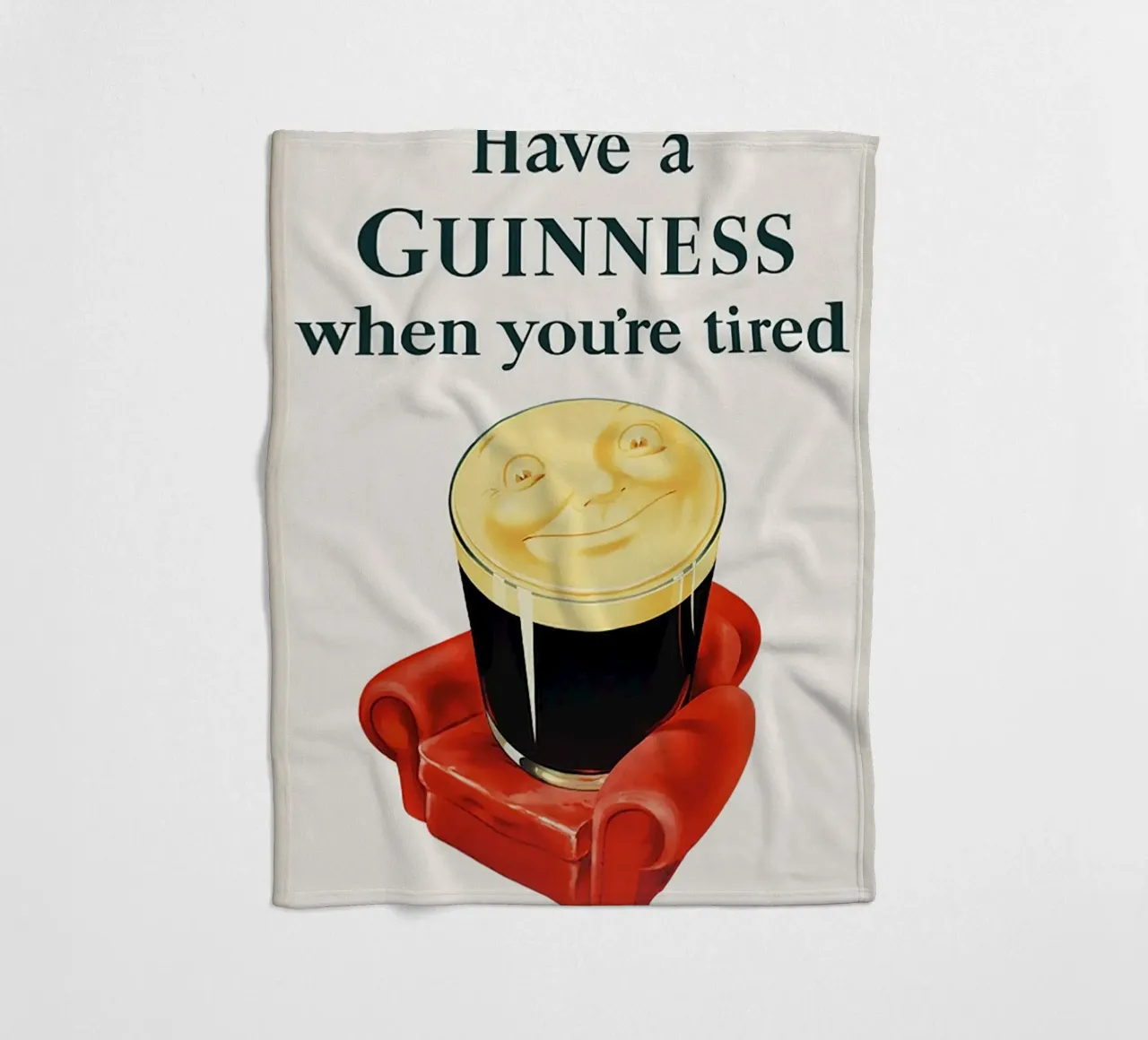 Bevete una Guinness quando siete stanchi coperta in pile da leslie shop