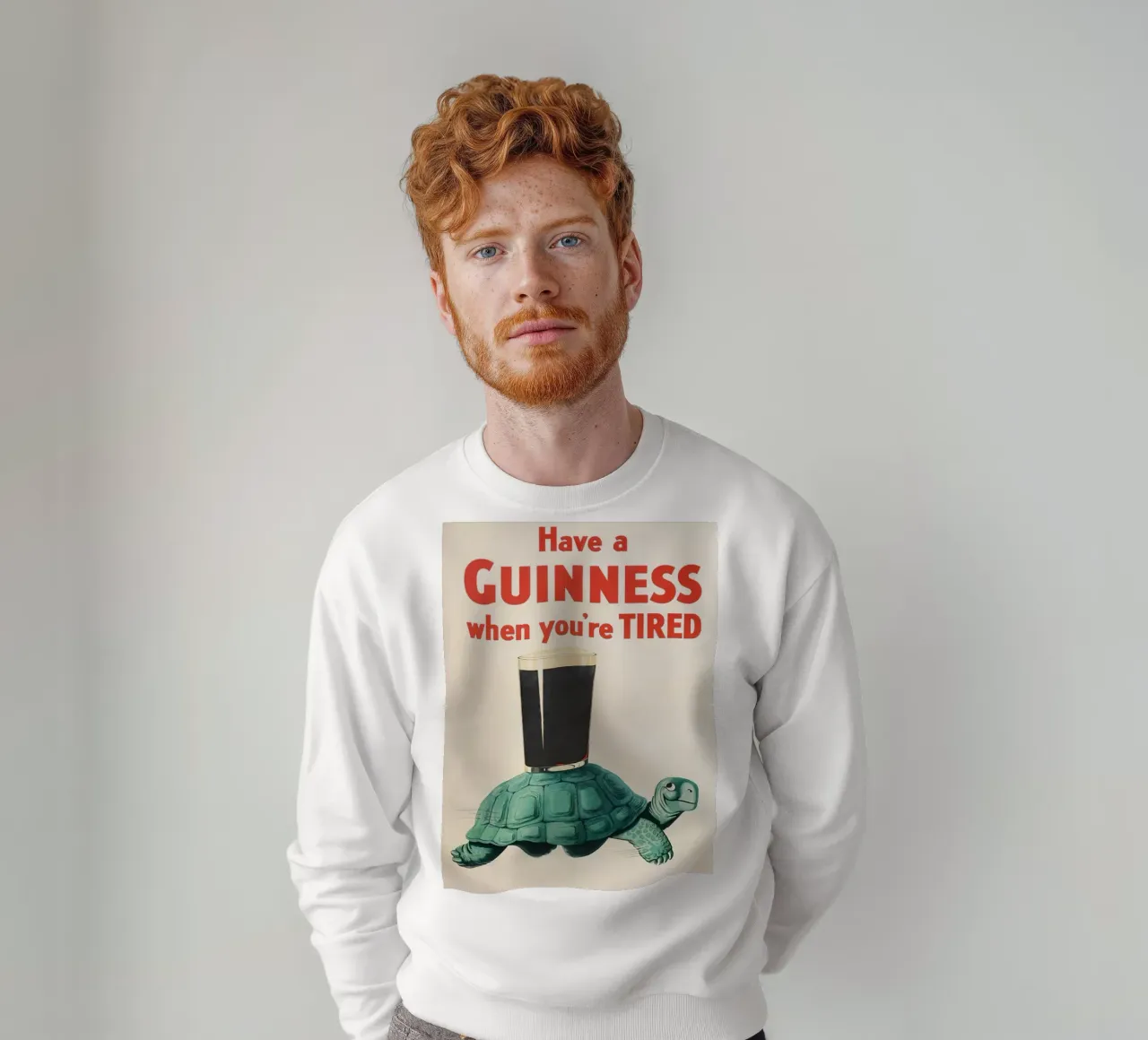 Bevete una Guinness quando siete stanchi felpa da leslie shop