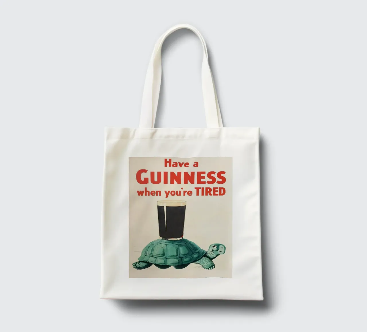 Bevete una Guinness quando siete stanchi borsa in juta da leslie shop