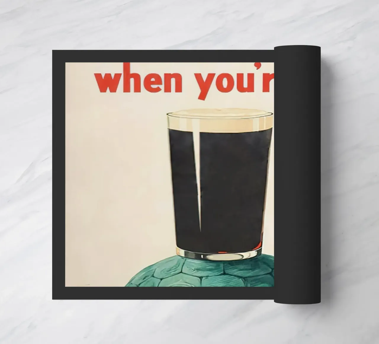 Bevete una Guinness quando siete stanchi zerbino da leslie shop