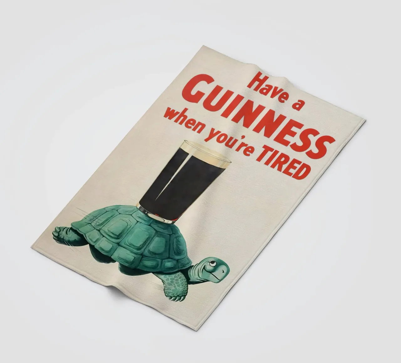 Bevete una Guinness quando siete stanchi coperta in pile da leslie shop