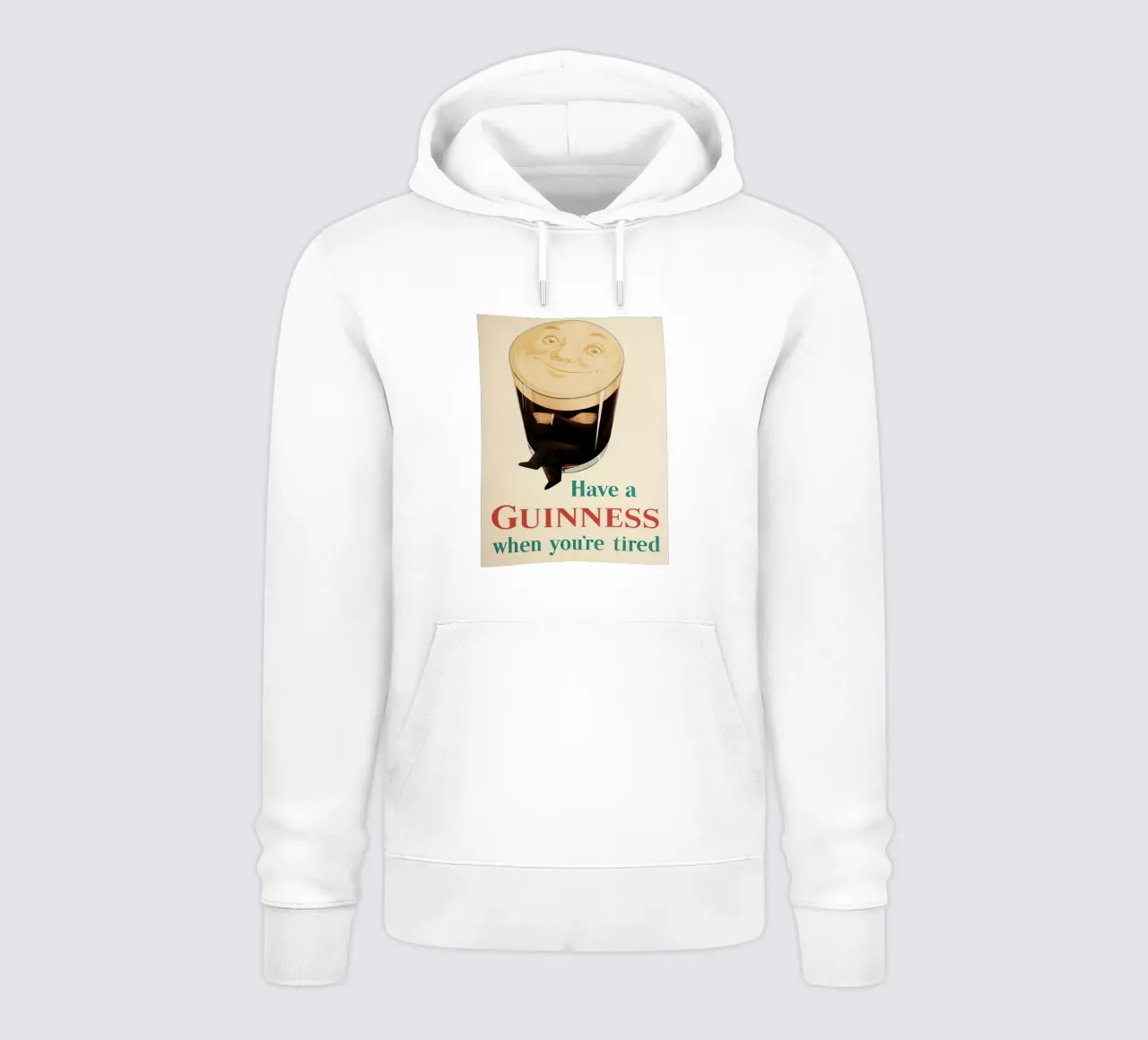 Bevete una Guinness felpa con cappuccio da leslie shop