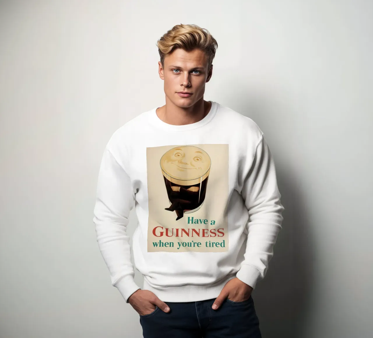 Bevete una Guinness felpa da leslie shop