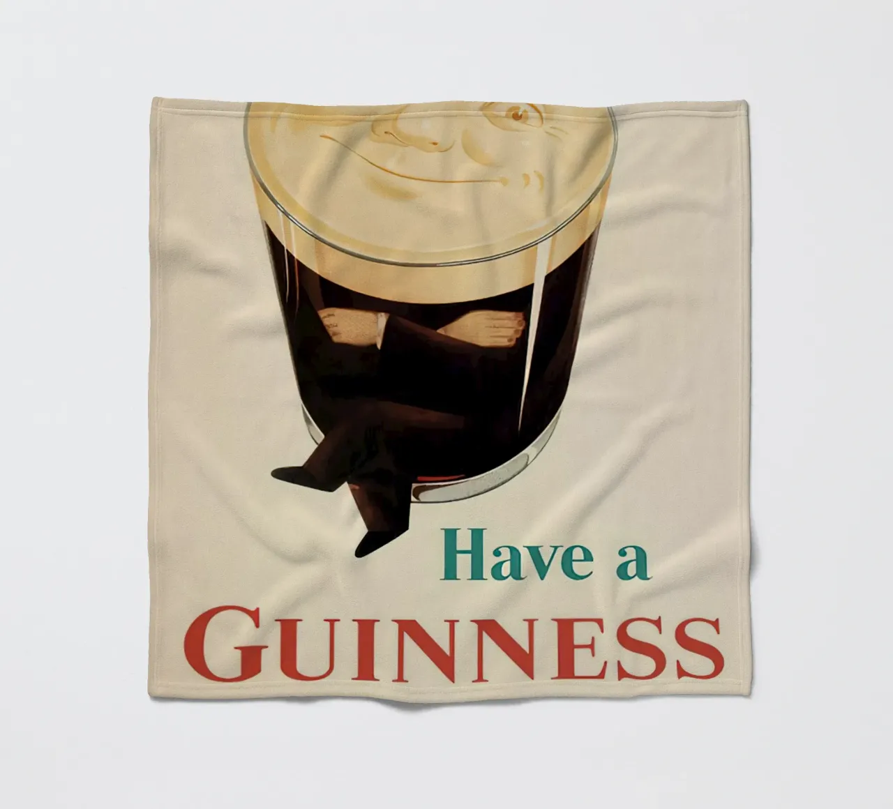 Bevete una Guinness coperta in pile da leslie shop