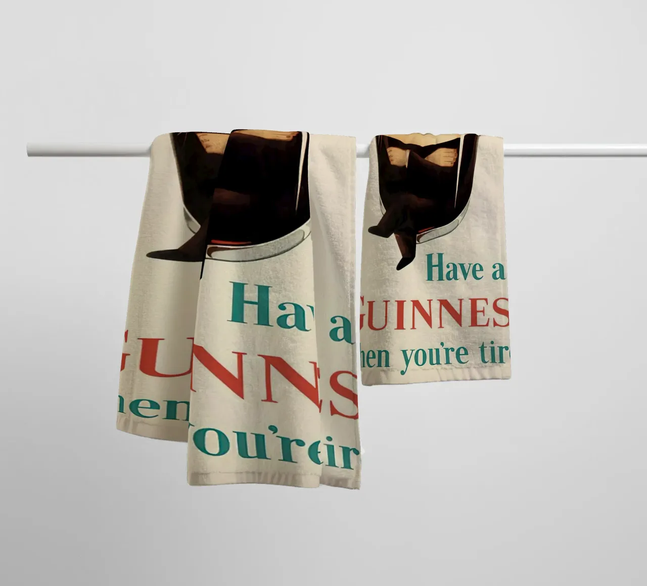 Bevete una Guinness asciugamano da bagno da leslie shop