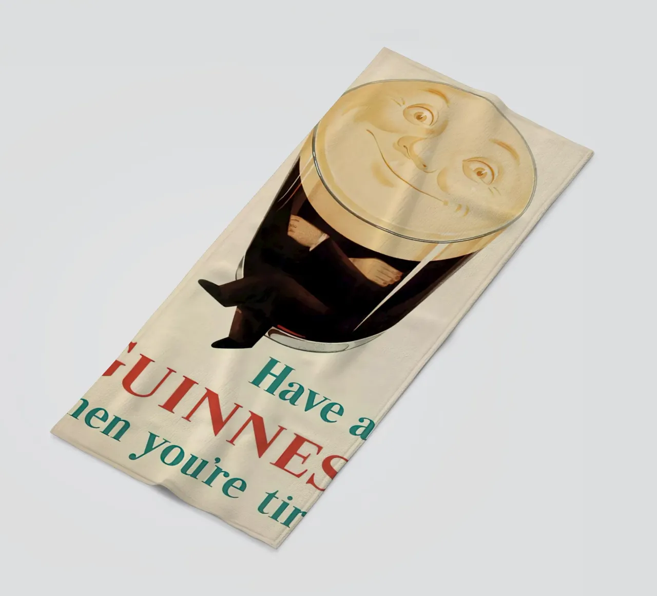 Bevete una Guinness telo mare da leslie shop