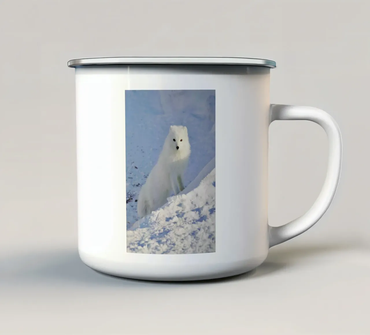 Arctic Fox tazza in smalto da EyeEm Mobile GmbH