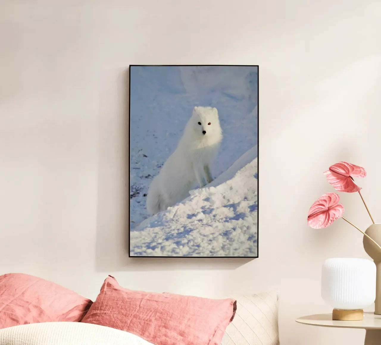 Arctic Fox acrylic glass by EyeEm Mobile GmbH
