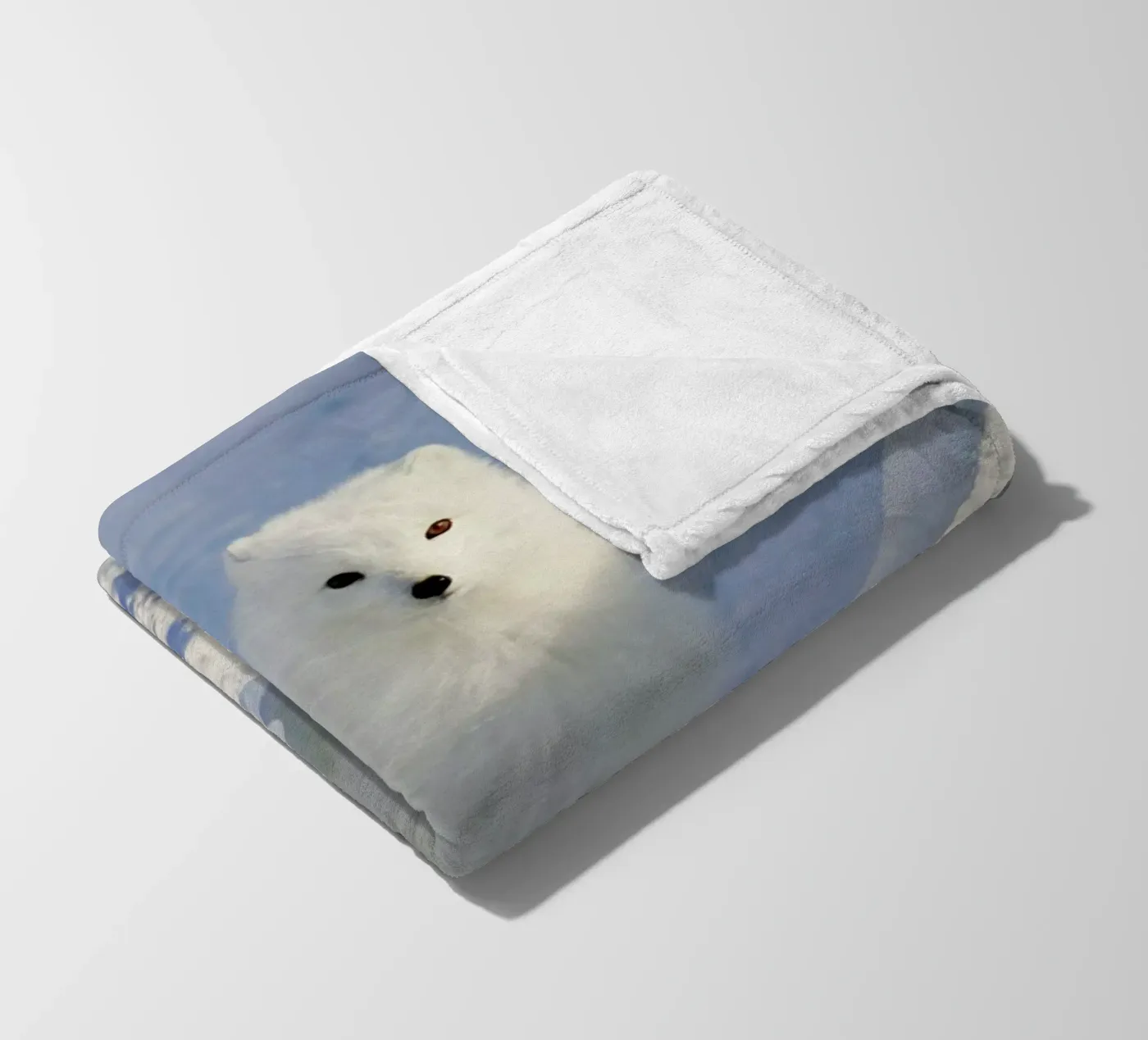 Arctic Fox fleecedeken van EyeEm Mobile GmbH