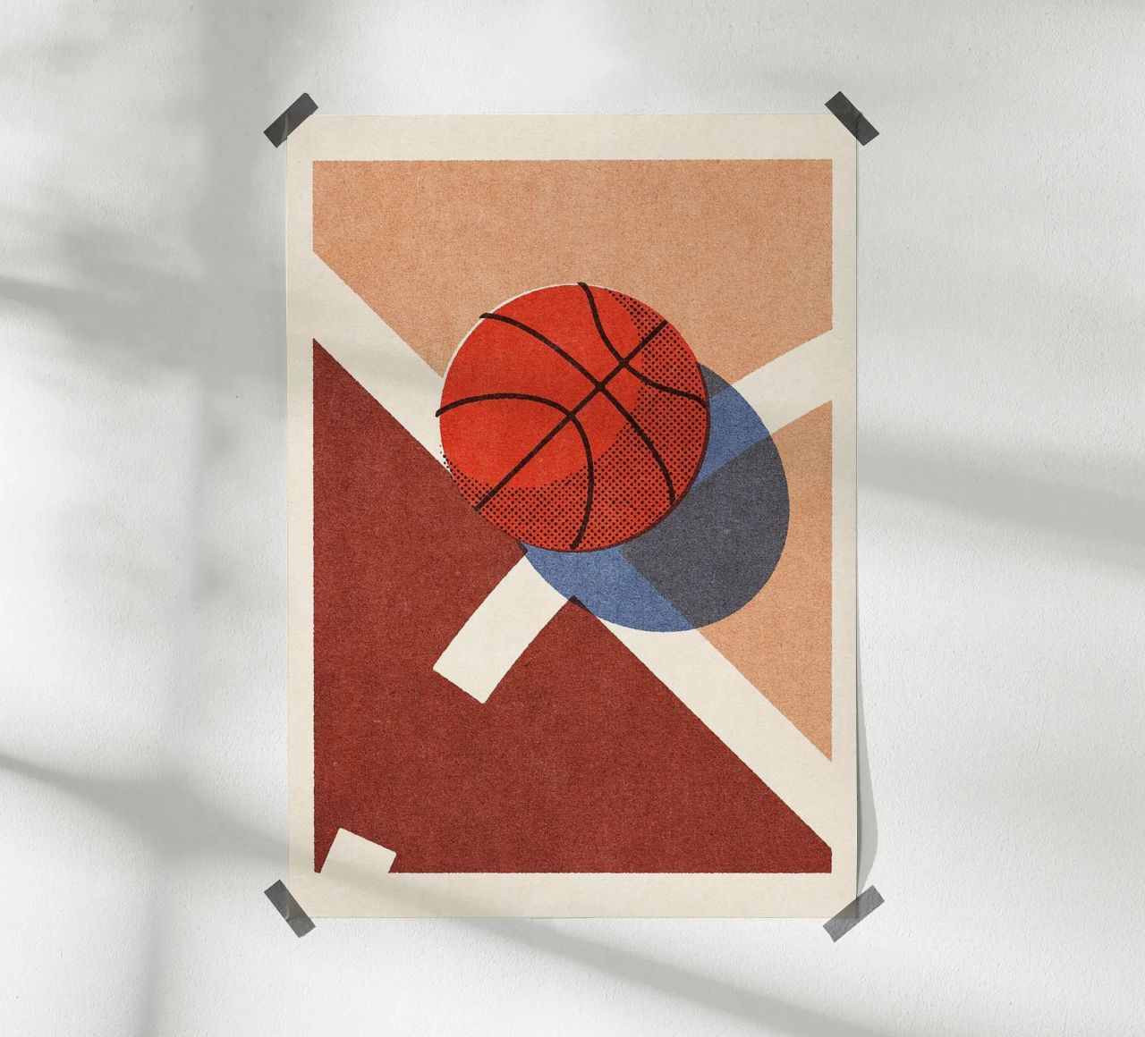 Basket-ball - Intérieur - II b poster de BasketballShop
