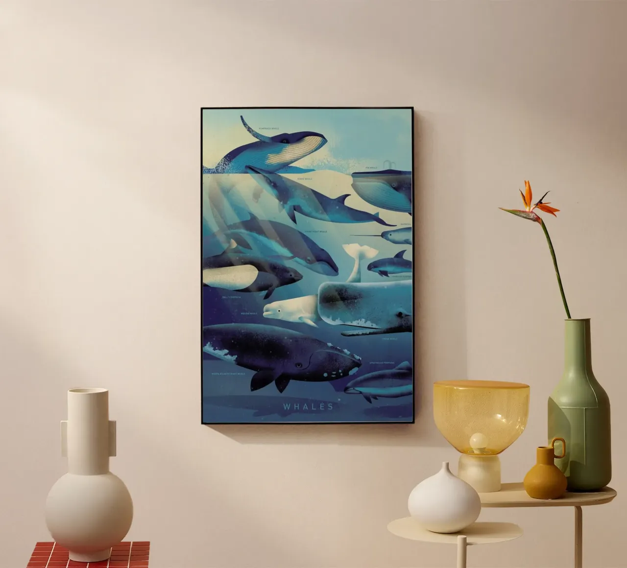 Whales plexiglass da Dieter Braun