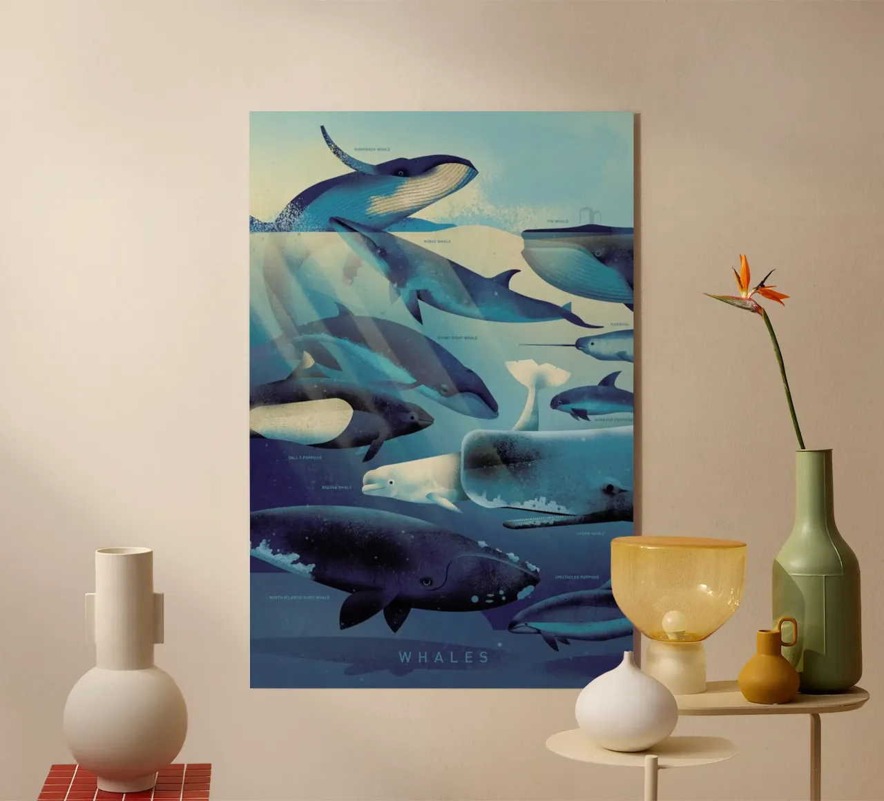 Whales plexiglass da Dieter Braun