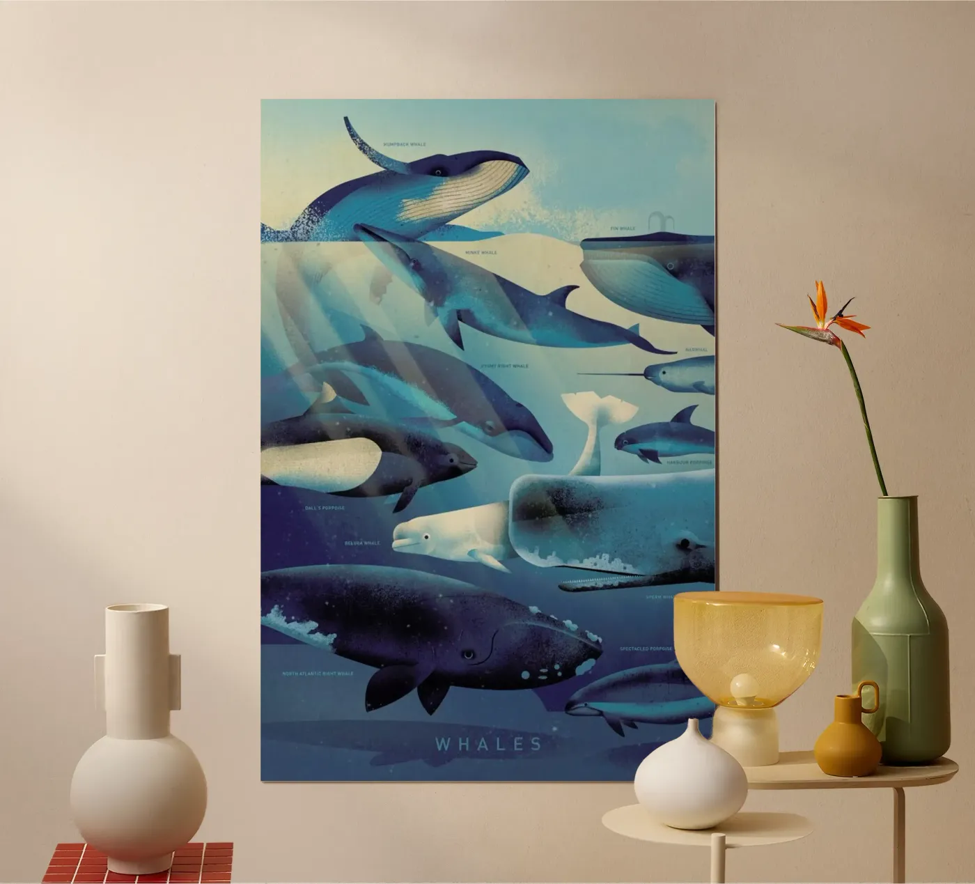 Whales poster van Dieter Braun