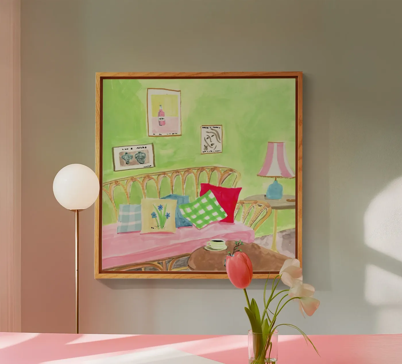 Cozy Corner Acryl-Glas von Laura Page