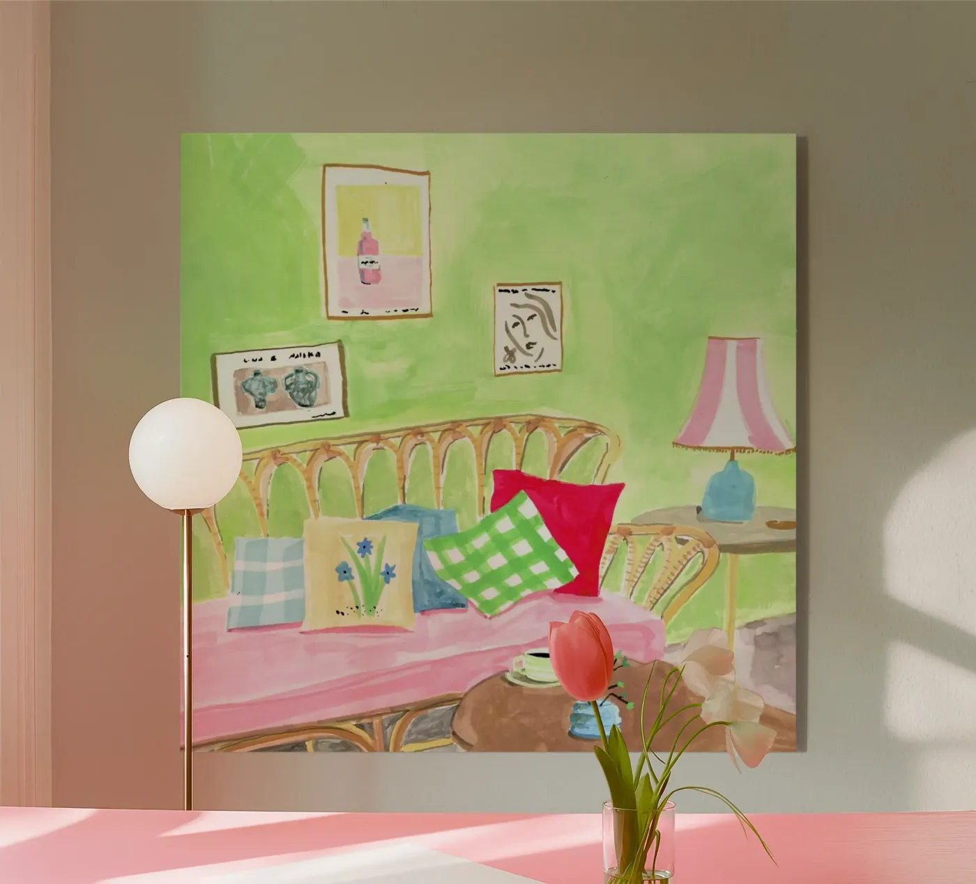 Cozy Corner Acryl-Glas von Laura Page