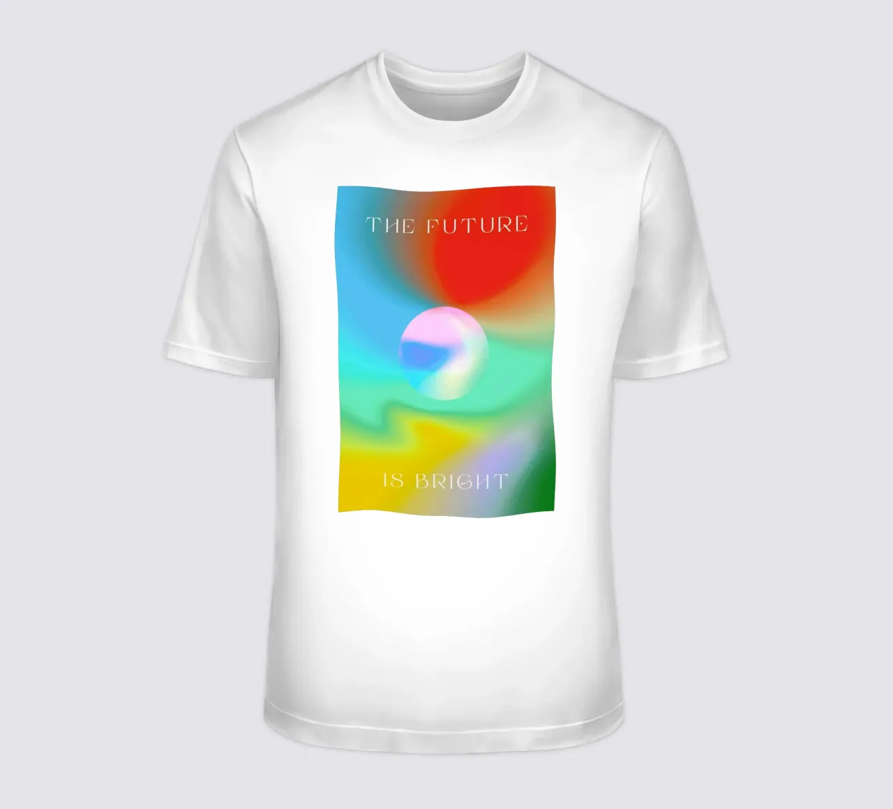 The Future Is Bright t-shirt da Galaxy Eyes