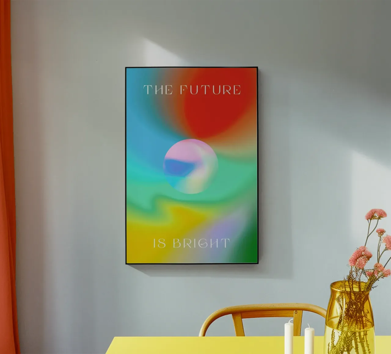 The Future Is Bright plexiglass da Galaxy Eyes