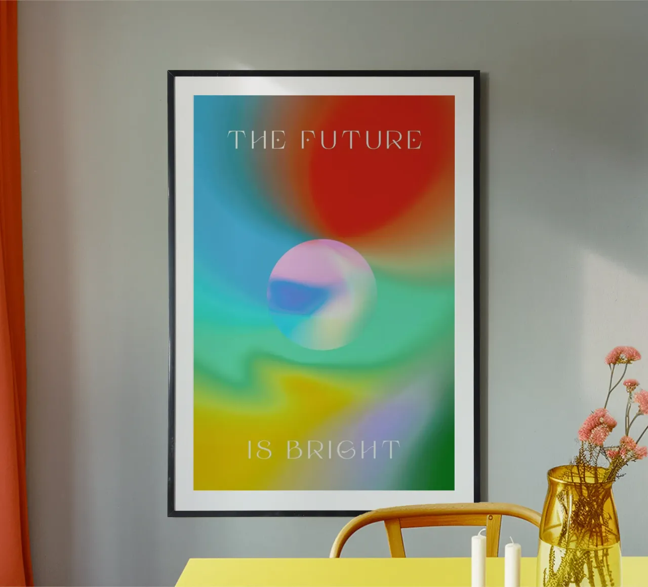 The Future Is Bright carta hahnemühle da Galaxy Eyes