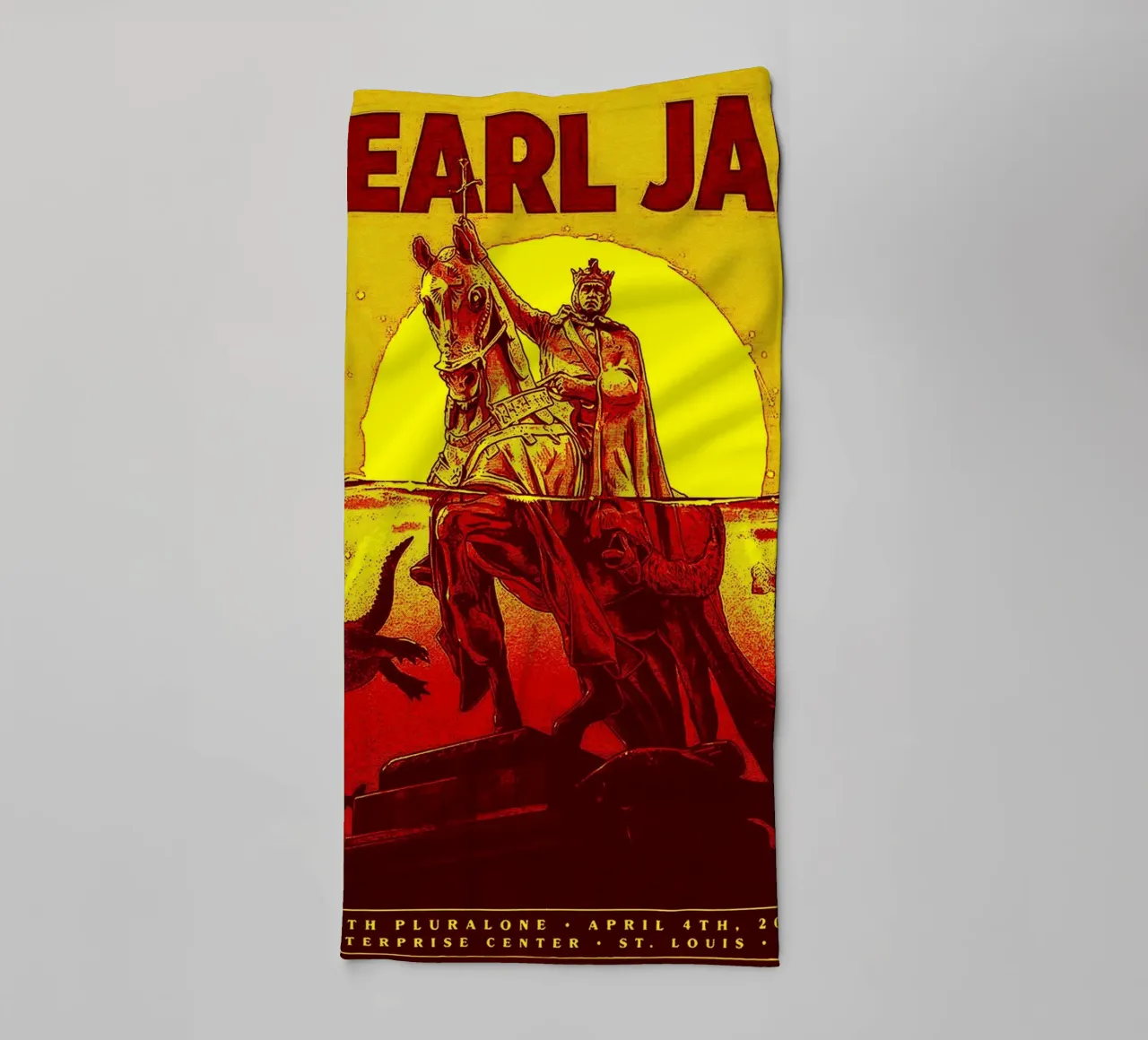pearl jam band art asciugamano da bagno da vanhesling