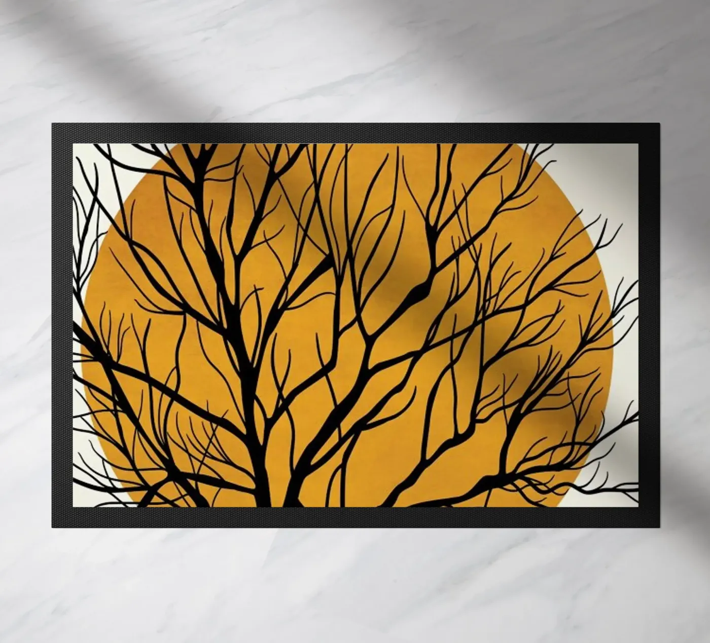 Hiding Sun deurmat van Kubistika