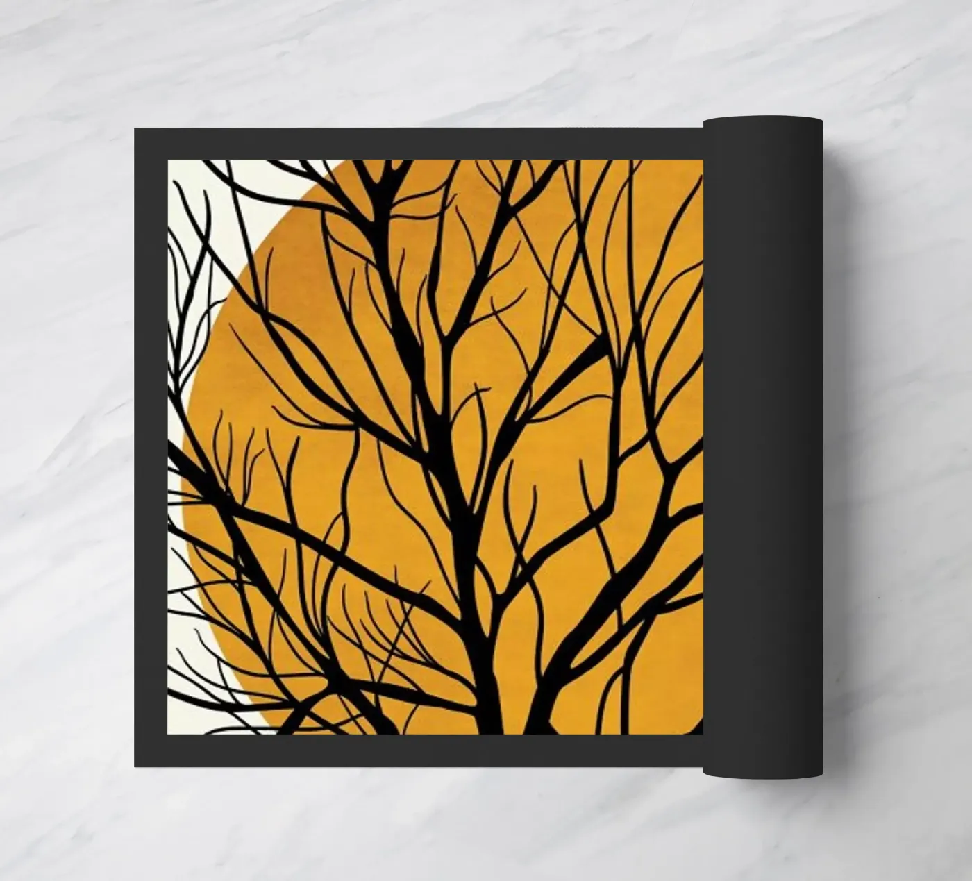 Hiding Sun deurmat van Kubistika