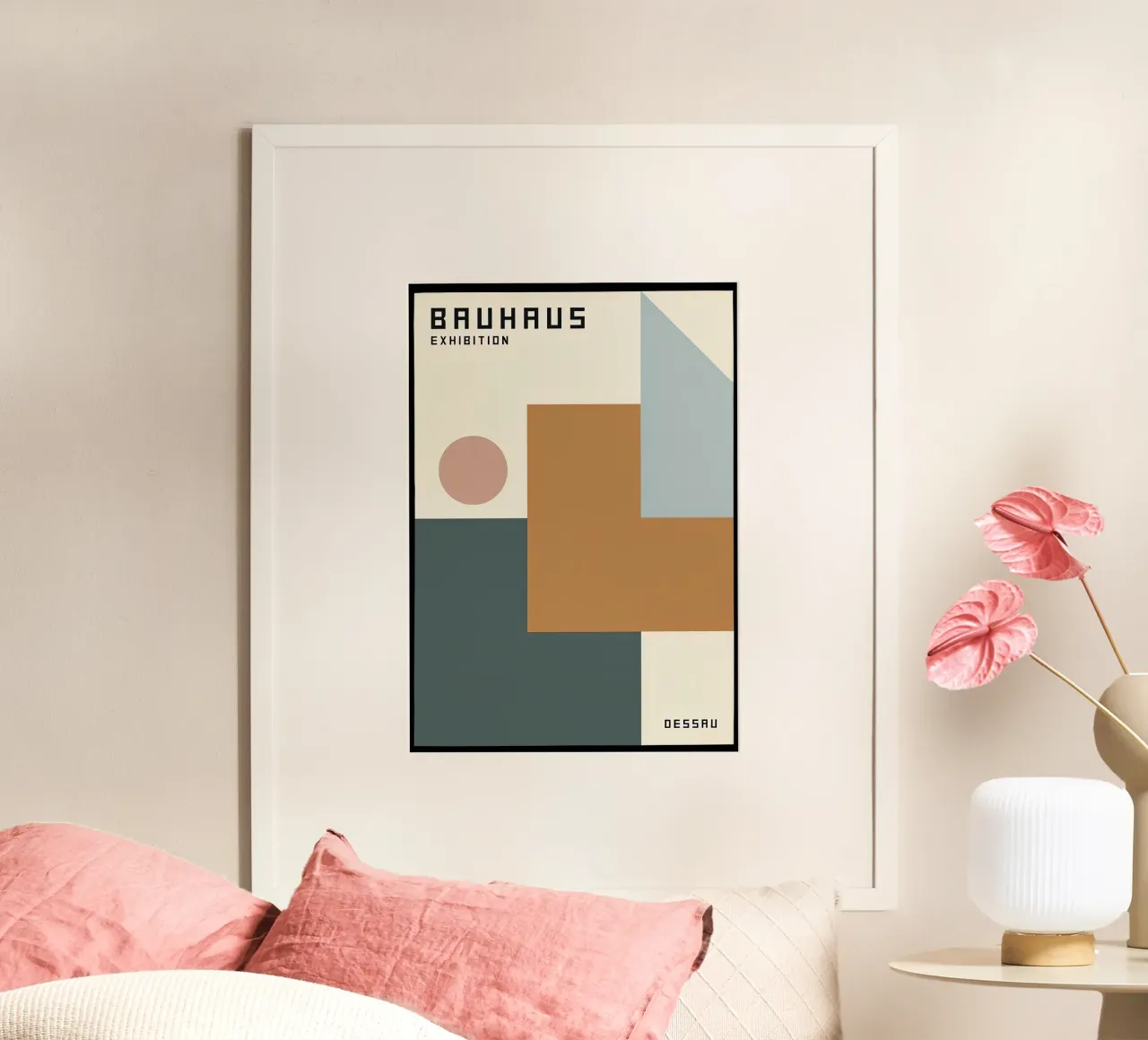 Bauhaus poster con telaio in plastica da Brooke