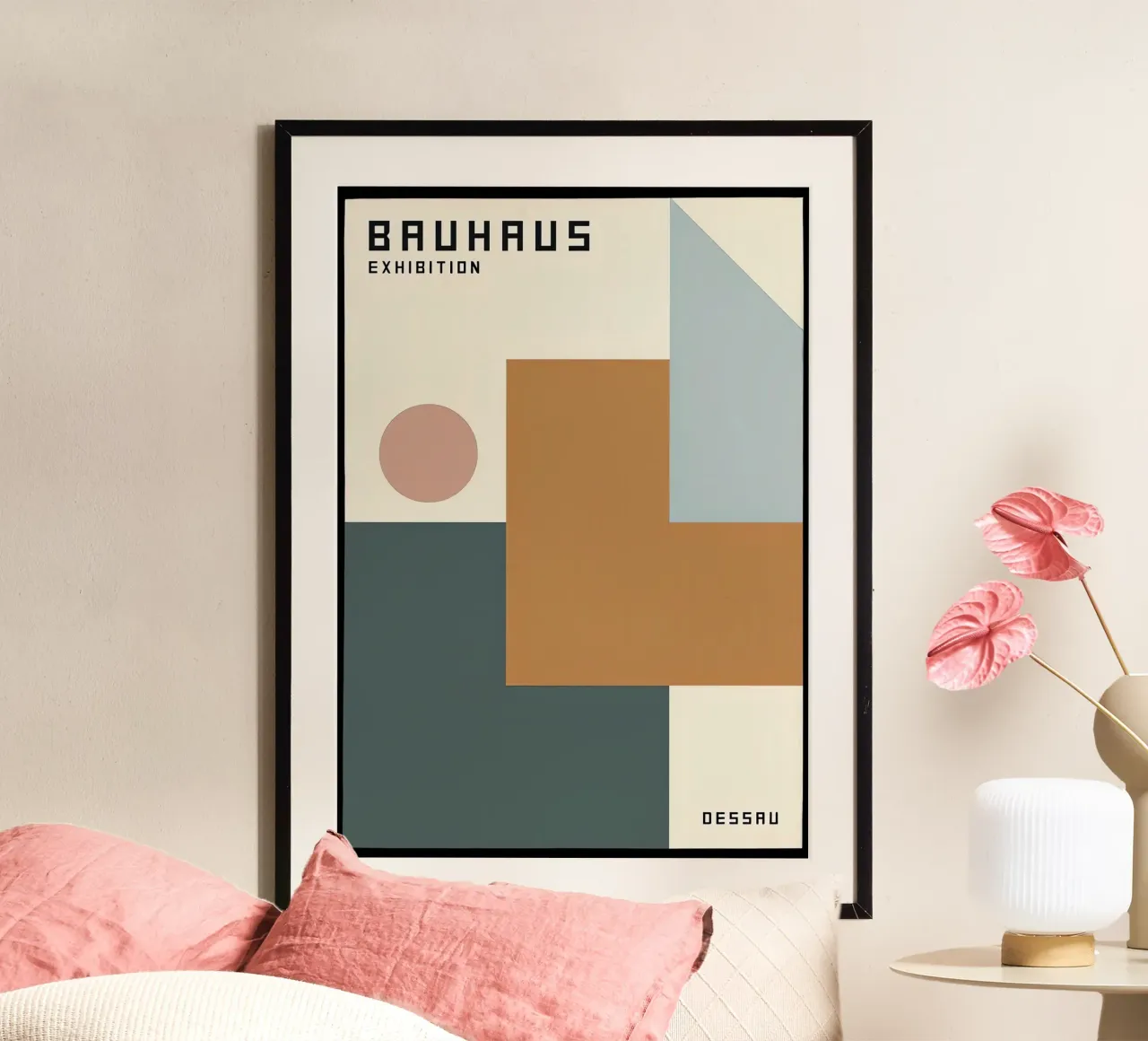 Bauhaus poster con telaio in plastica da Brooke