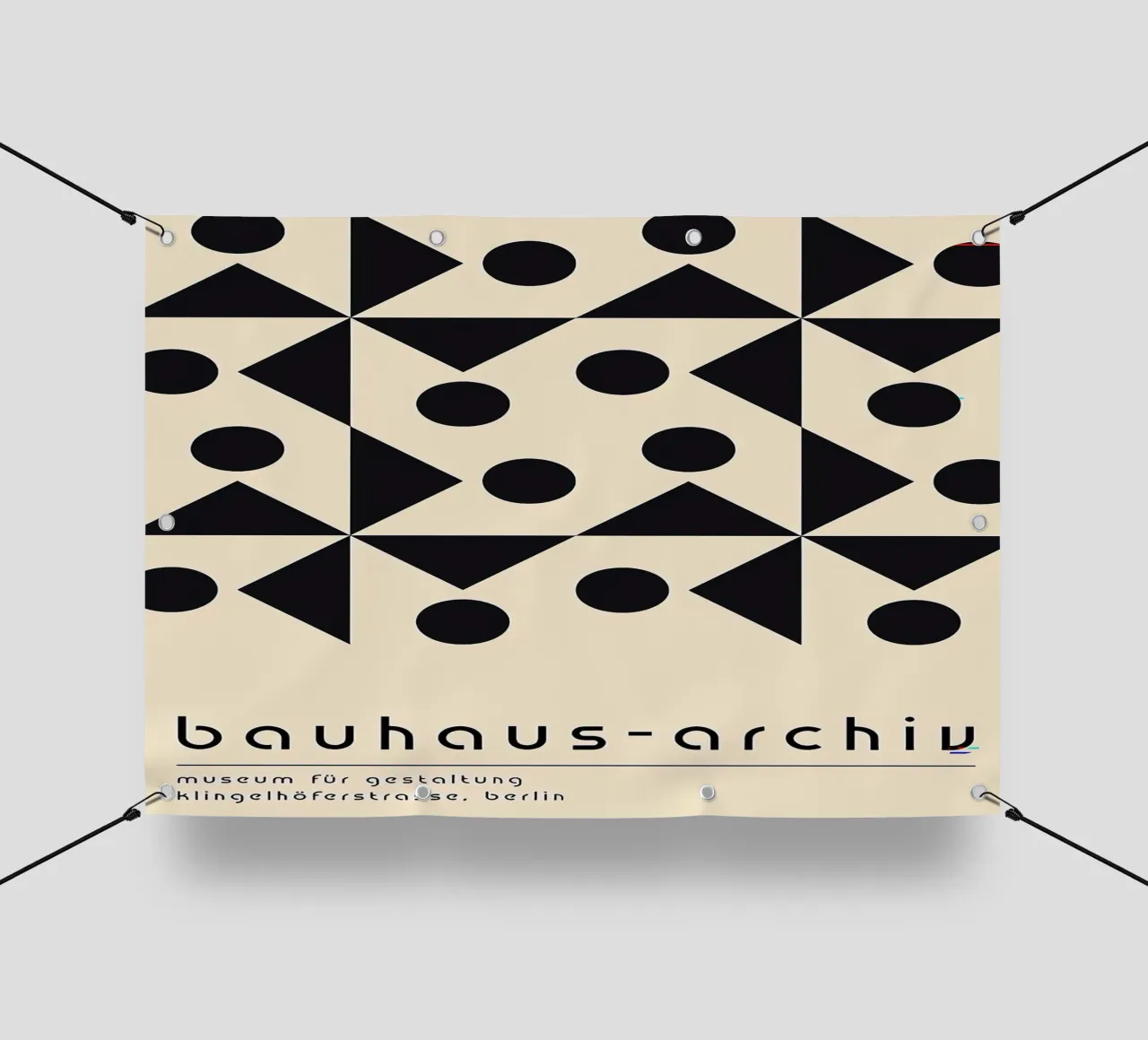 Bauhaus telo in pvc da Brooke