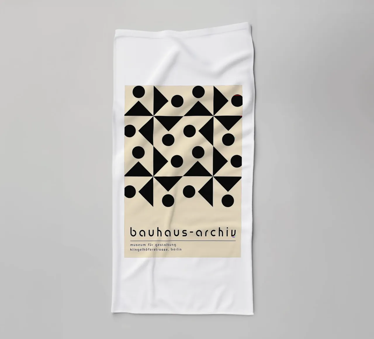 Bauhaus asciugamano da bagno da Brooke