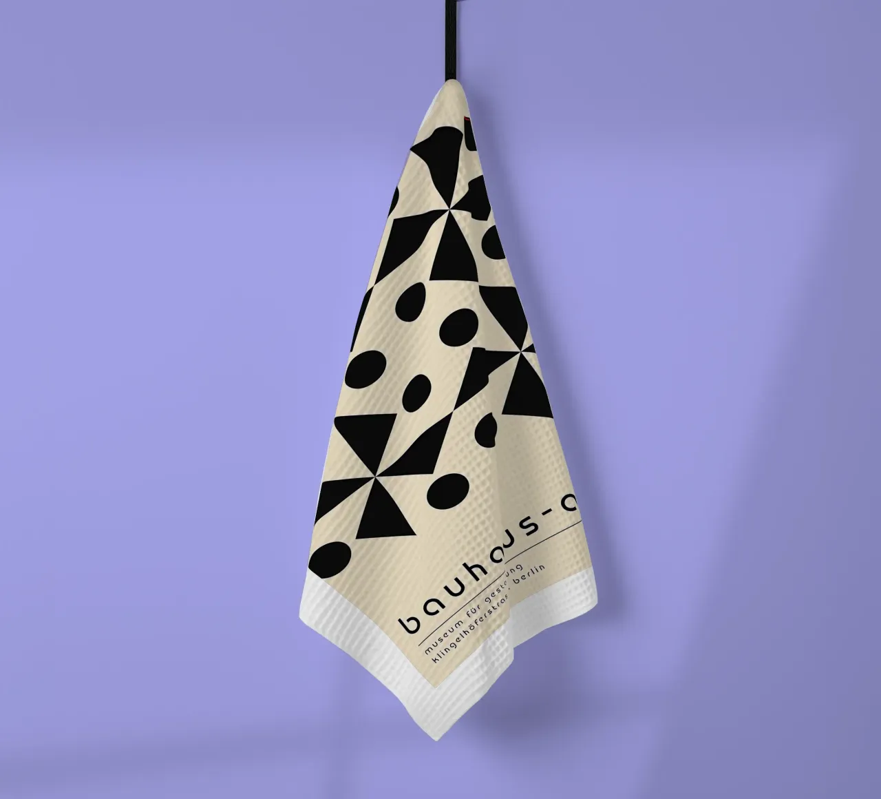 Bauhaus tea towel by Brooke