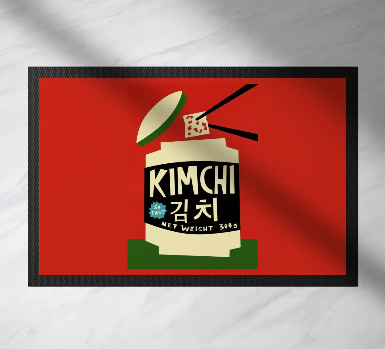 Kimchi deurmat van Fox & Velvet