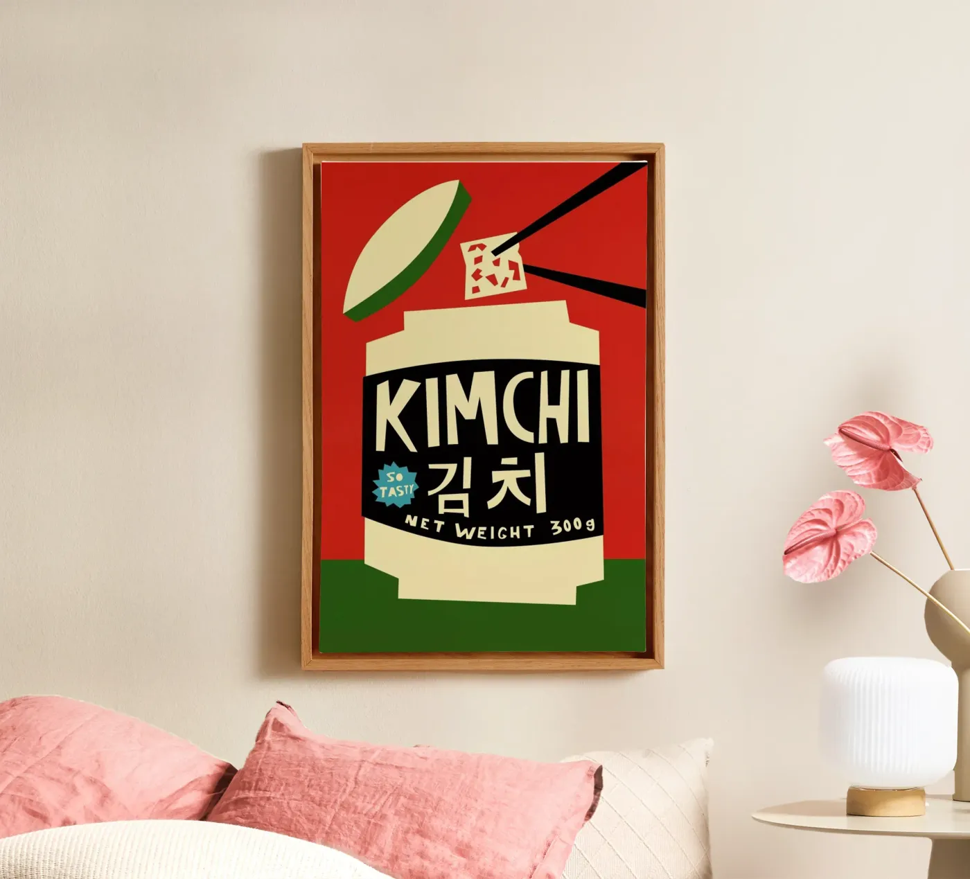 Kimchi canvas van Fox & Velvet