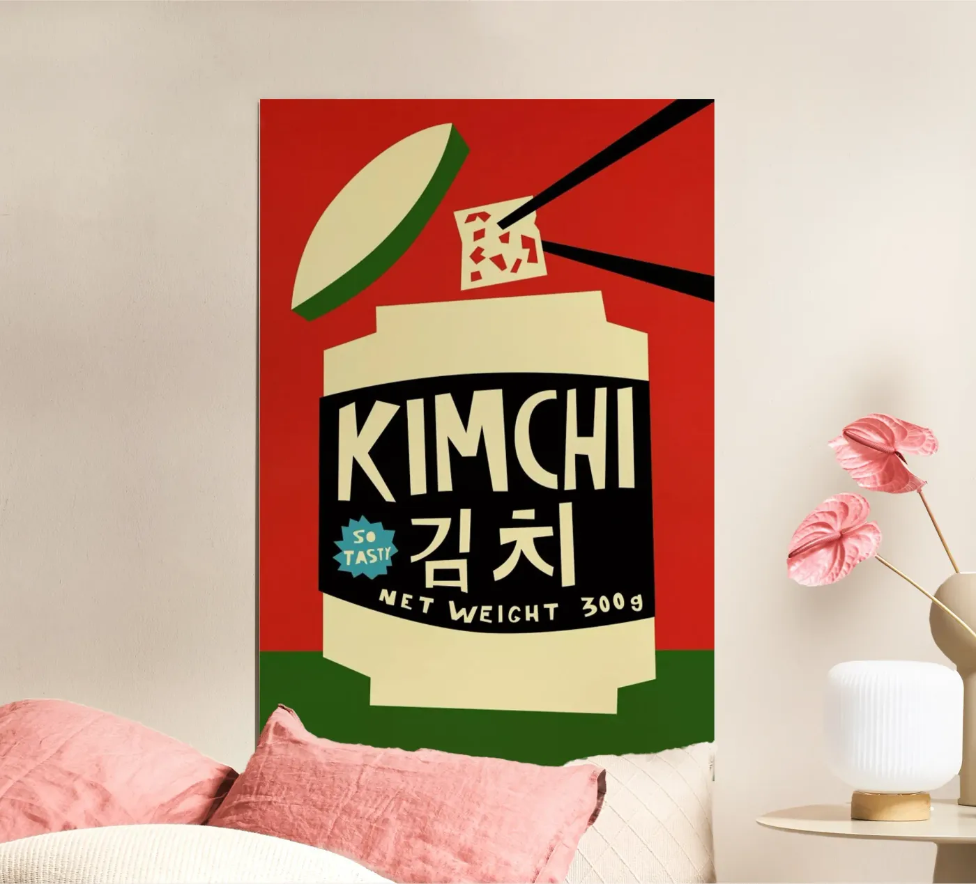 Kimchi poster van Fox & Velvet