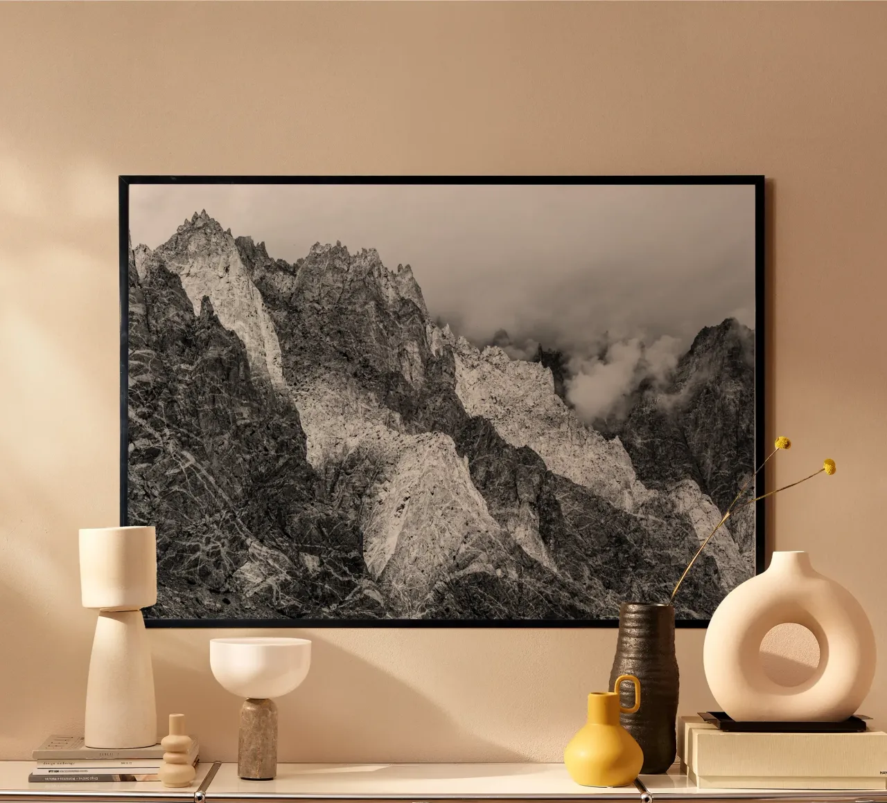 Shadow and sunlight in the mountains carta hahnemühle da photolovers