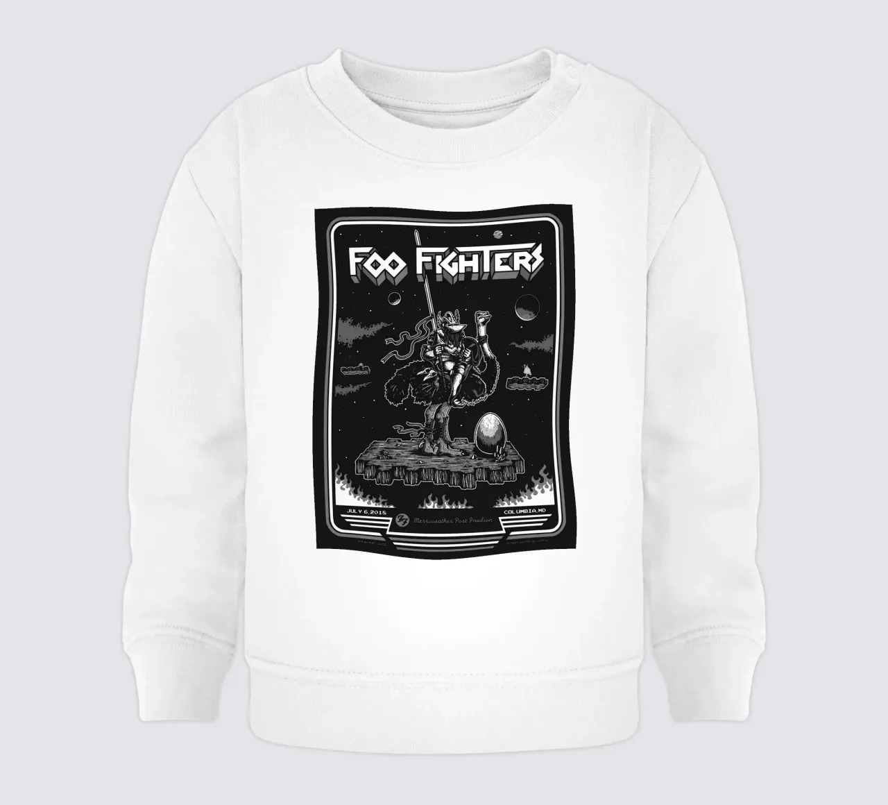 The Foo Fighters band felpa neonato da vanhesling