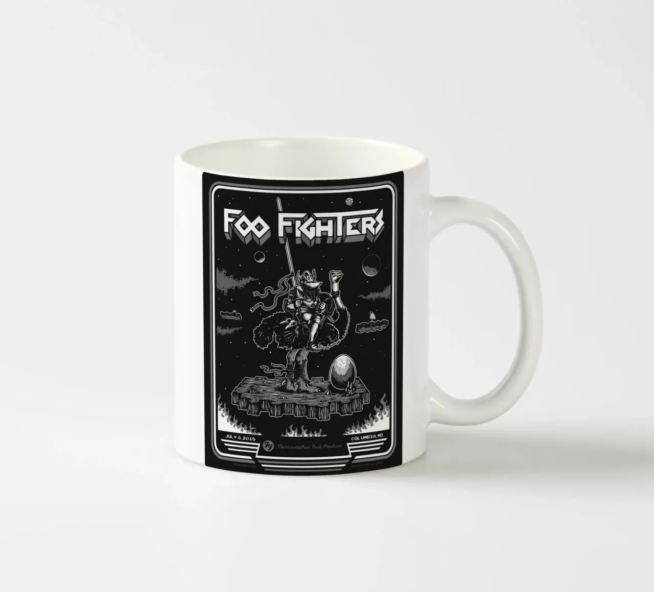 The Foo Fighters band tazza in ceramica da vanhesling