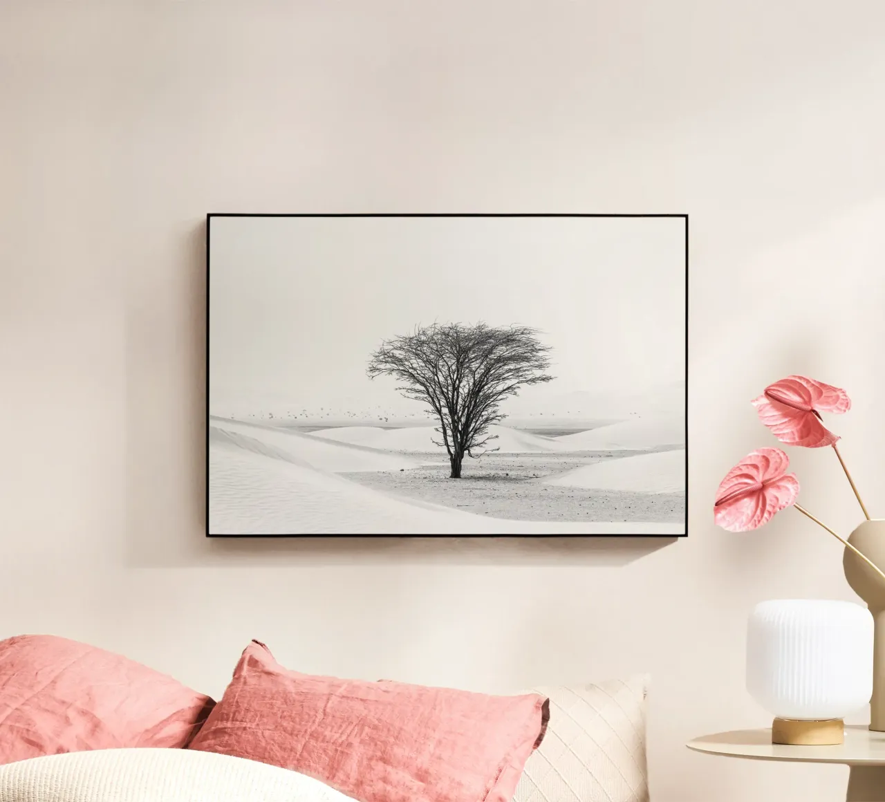 Lonely tree in the desert plexiglass da photolovers