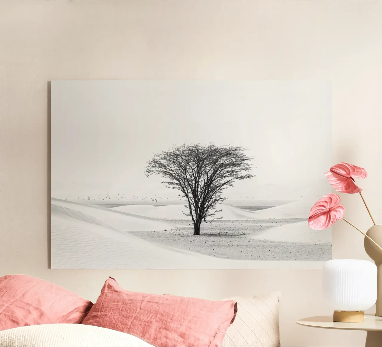 Lonely tree in the desert plexiglass da photolovers