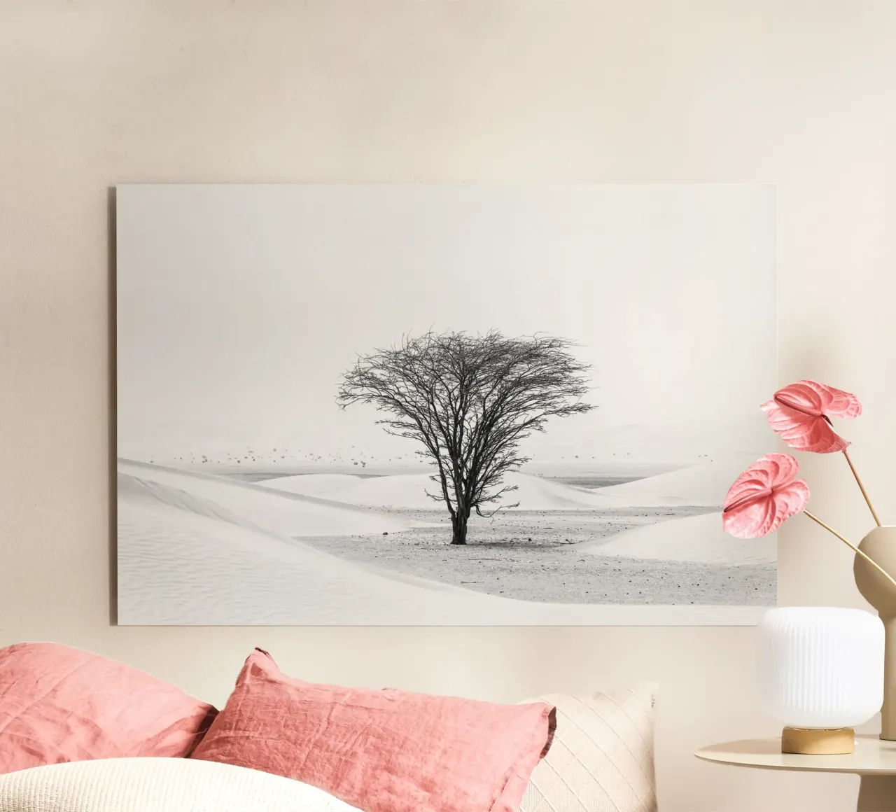 Lonely tree in the desert aluminio dibond de photolovers