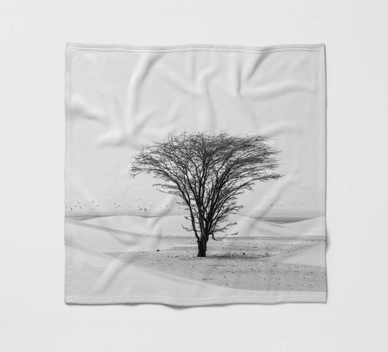 Lonely tree in the desert coperta in pile da photolovers