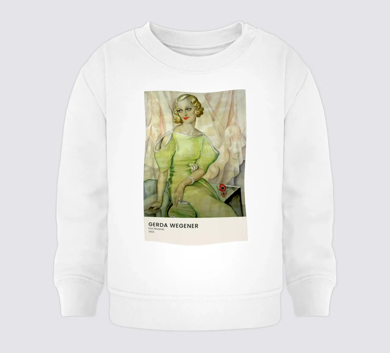 Gerda Wegener - Eva Heramb II felpa neonato da Vintage by JUNIQE