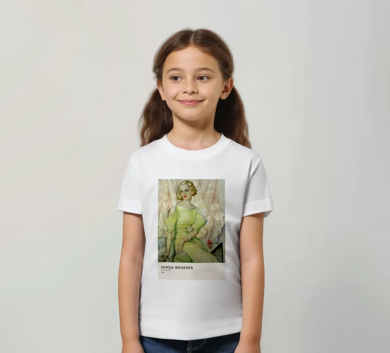Gerda Wegener - Eva Heramb II Kinder T-Shirt von Vintage by JUNIQE