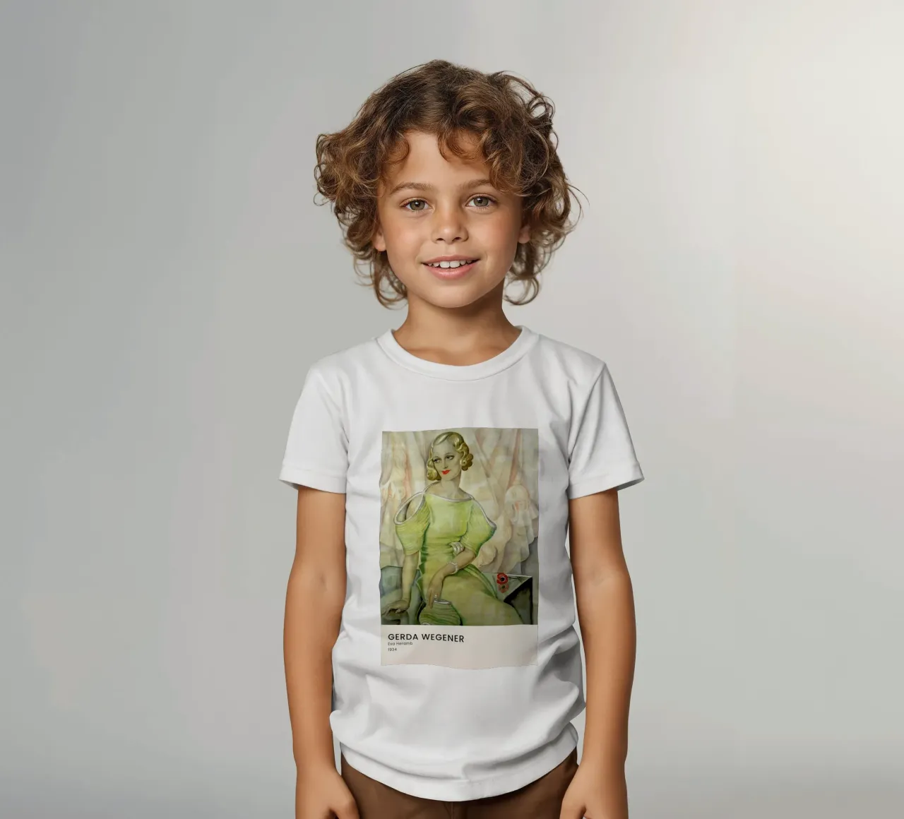 Gerda Wegener - Eva Heramb II Kinder T-Shirt von Vintage by JUNIQE