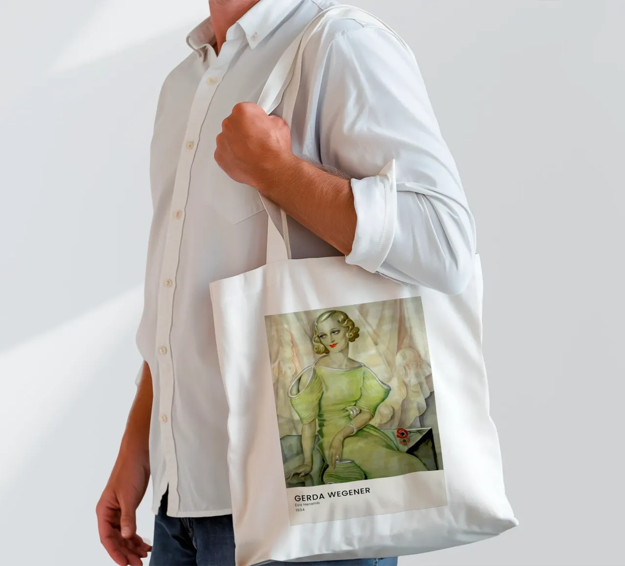 Gerda Wegener - Eva Heramb II tote bag by Vintage by JUNIQE