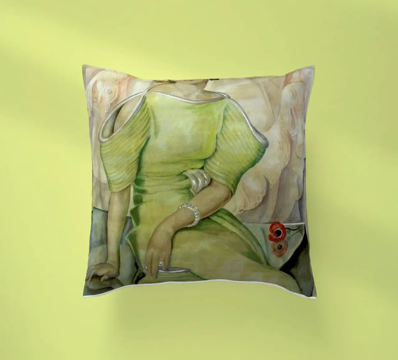 Gerda Wegener - Eva Heramb II cuscino da Vintage by JUNIQE