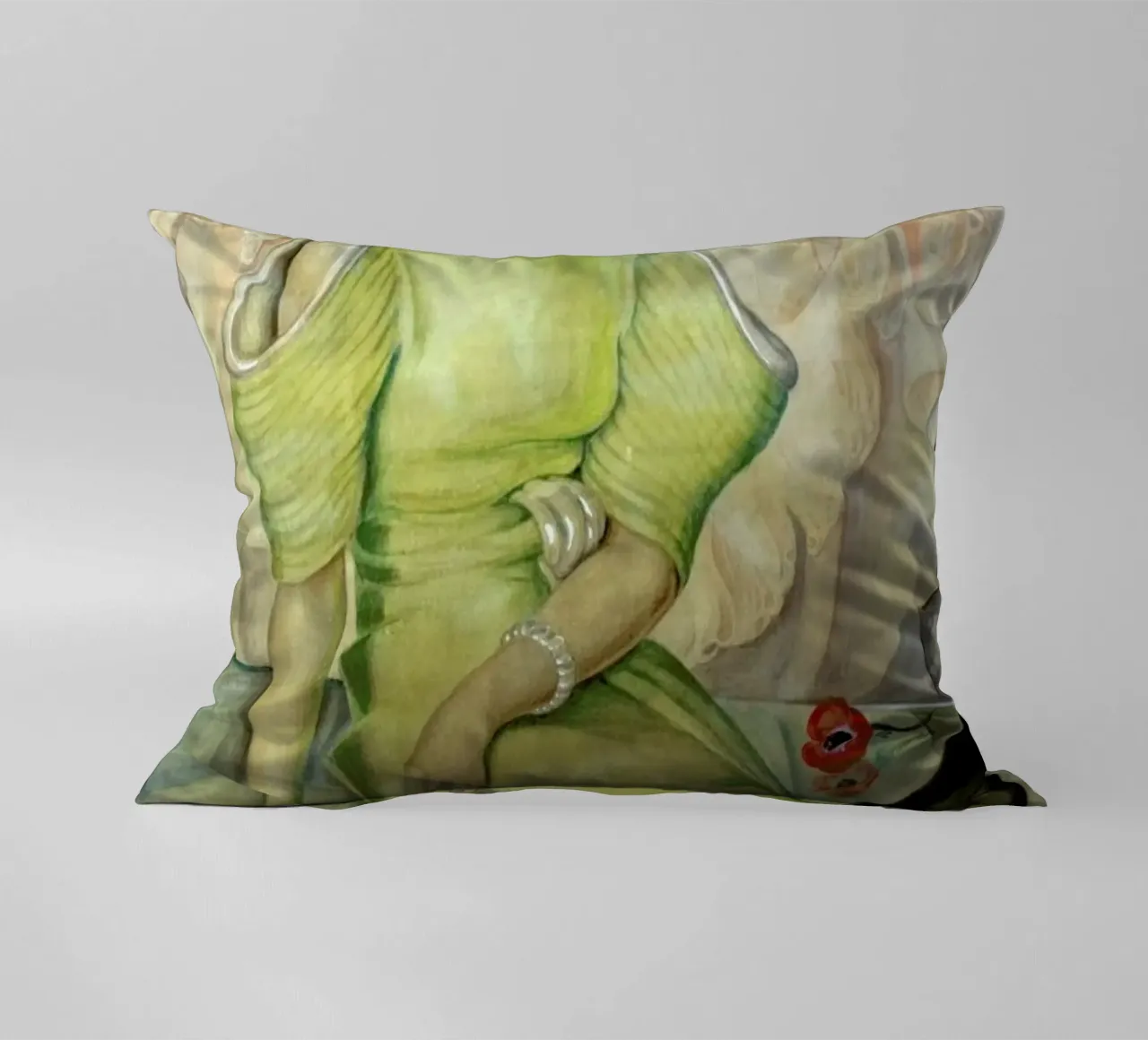Gerda Wegener - Eva Heramb II cuscino da Vintage by JUNIQE