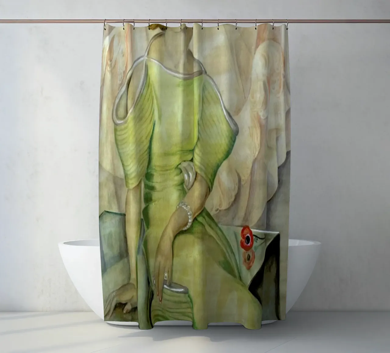 Gerda Wegener - Eva Heramb II tenda da doccia da Vintage by JUNIQE