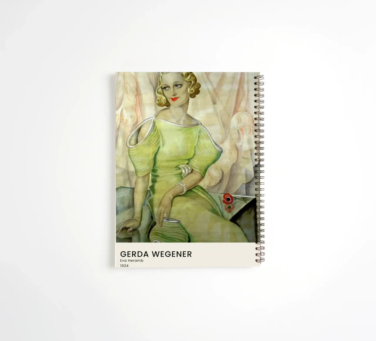 Gerda Wegener - Eva Heramb II spiral notebook by Vintage by JUNIQE